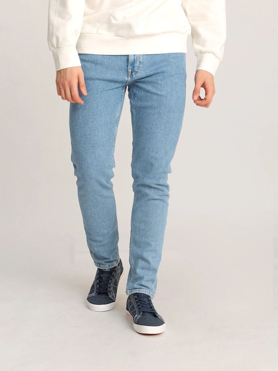 Кеды текстильные джинсового цвета